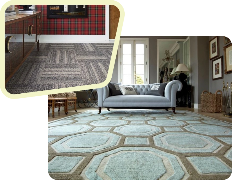 Custom size carpets in Dubai for home and office made to measure carpet designs