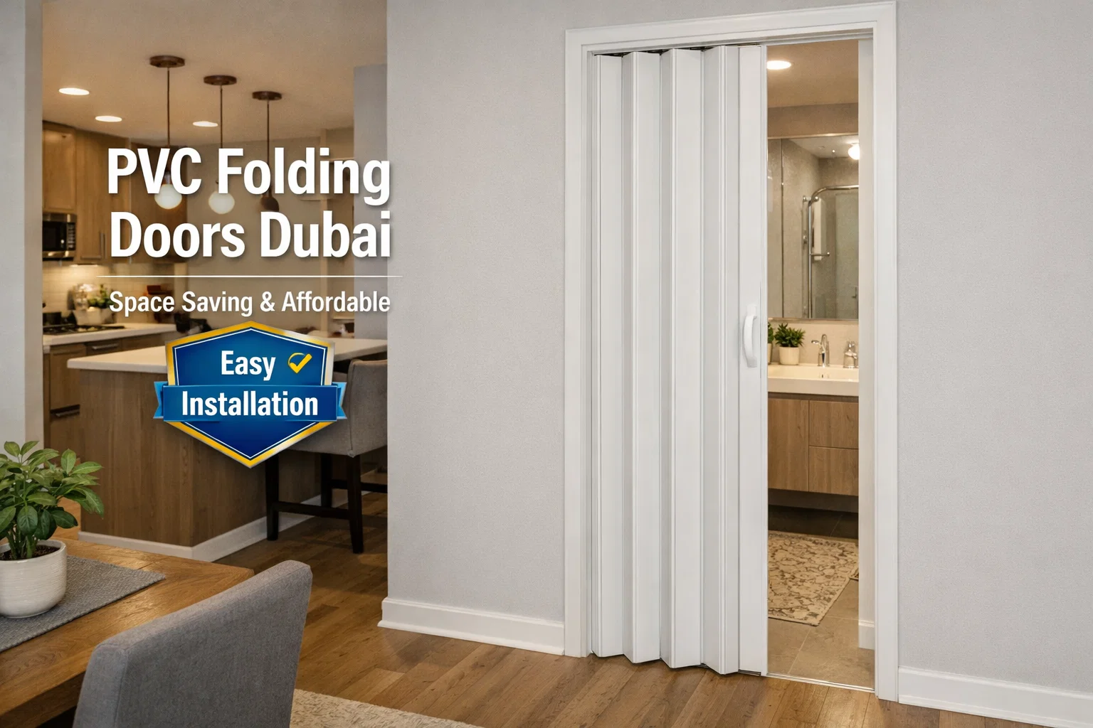 PVC Folding Doors Dubai Modern Interior