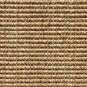 Brown and olive toned sisal carpet