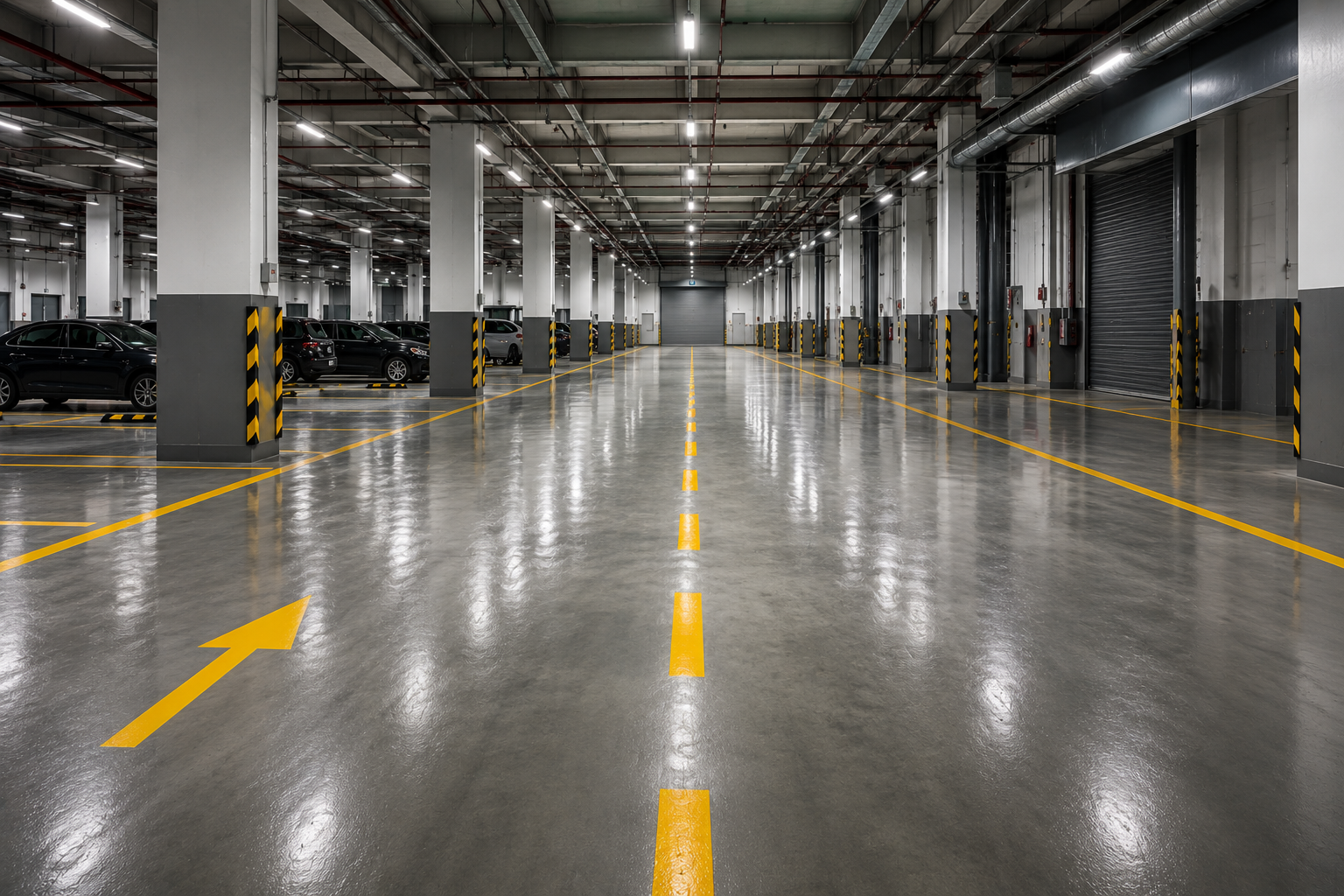 Industrial Parking Floor