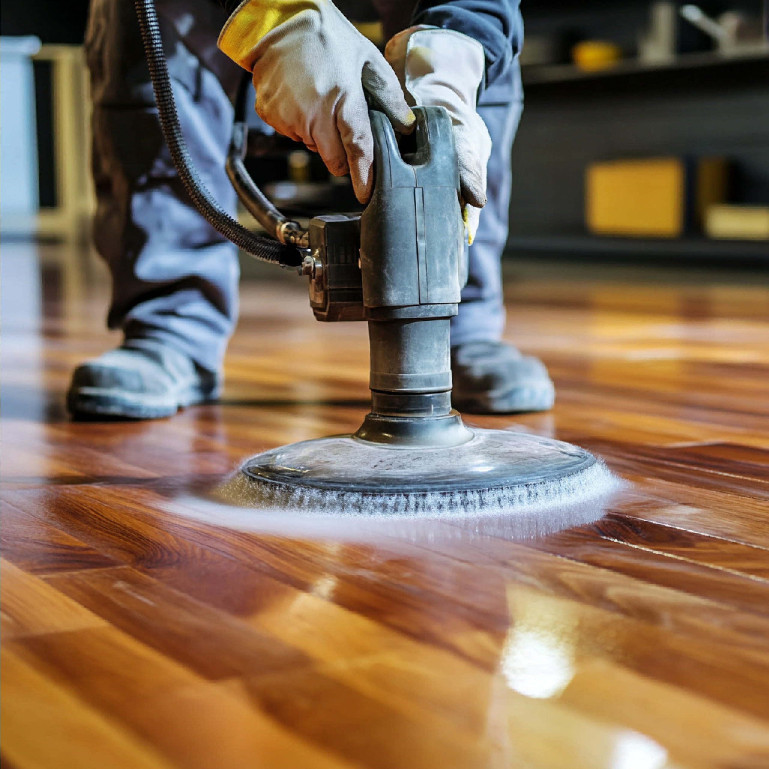 Wood floor sanding project in Dubai 3