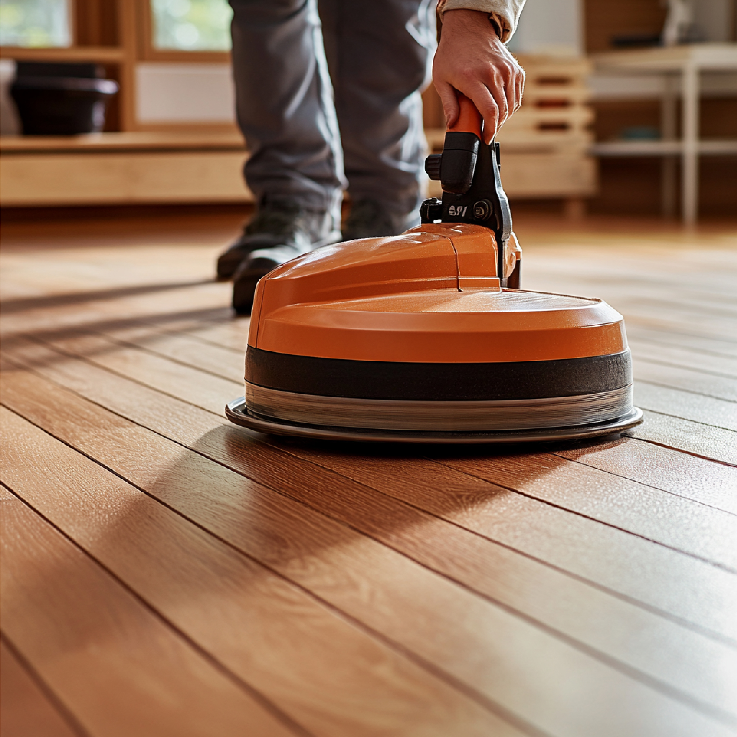 Wood floor sanding project in Dubai 4