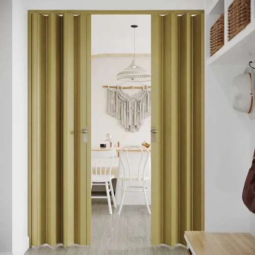 PVC Folding Doors – Yellow