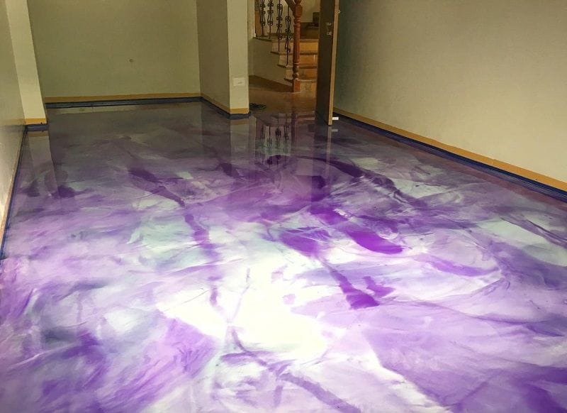 Metallic Epoxy Flooring Dubai