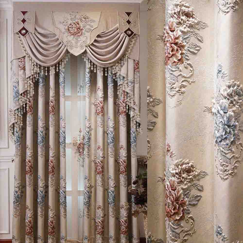 Customized Living Room Curtains Dubai