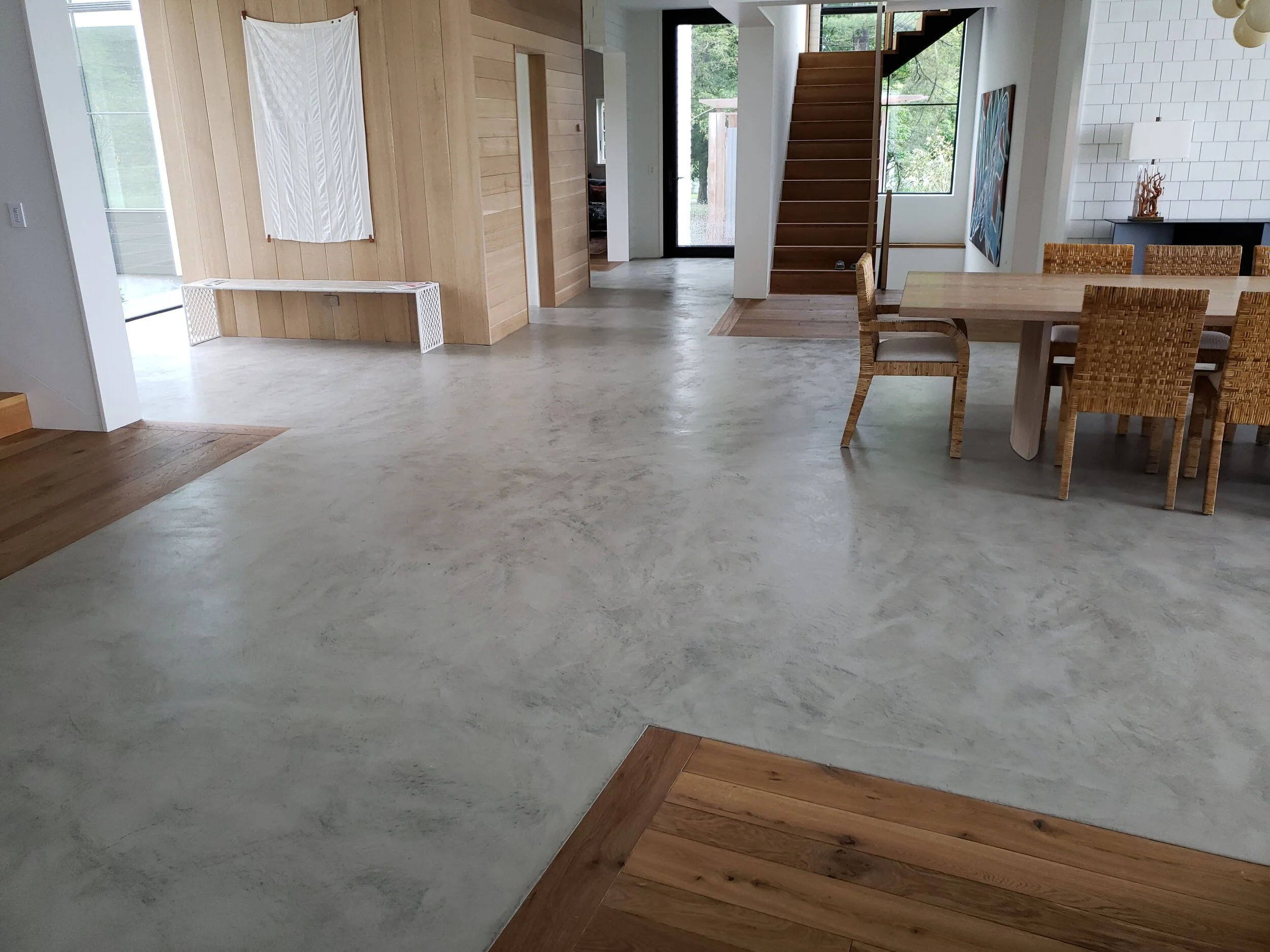 Micro Topping Installation Process Dubai