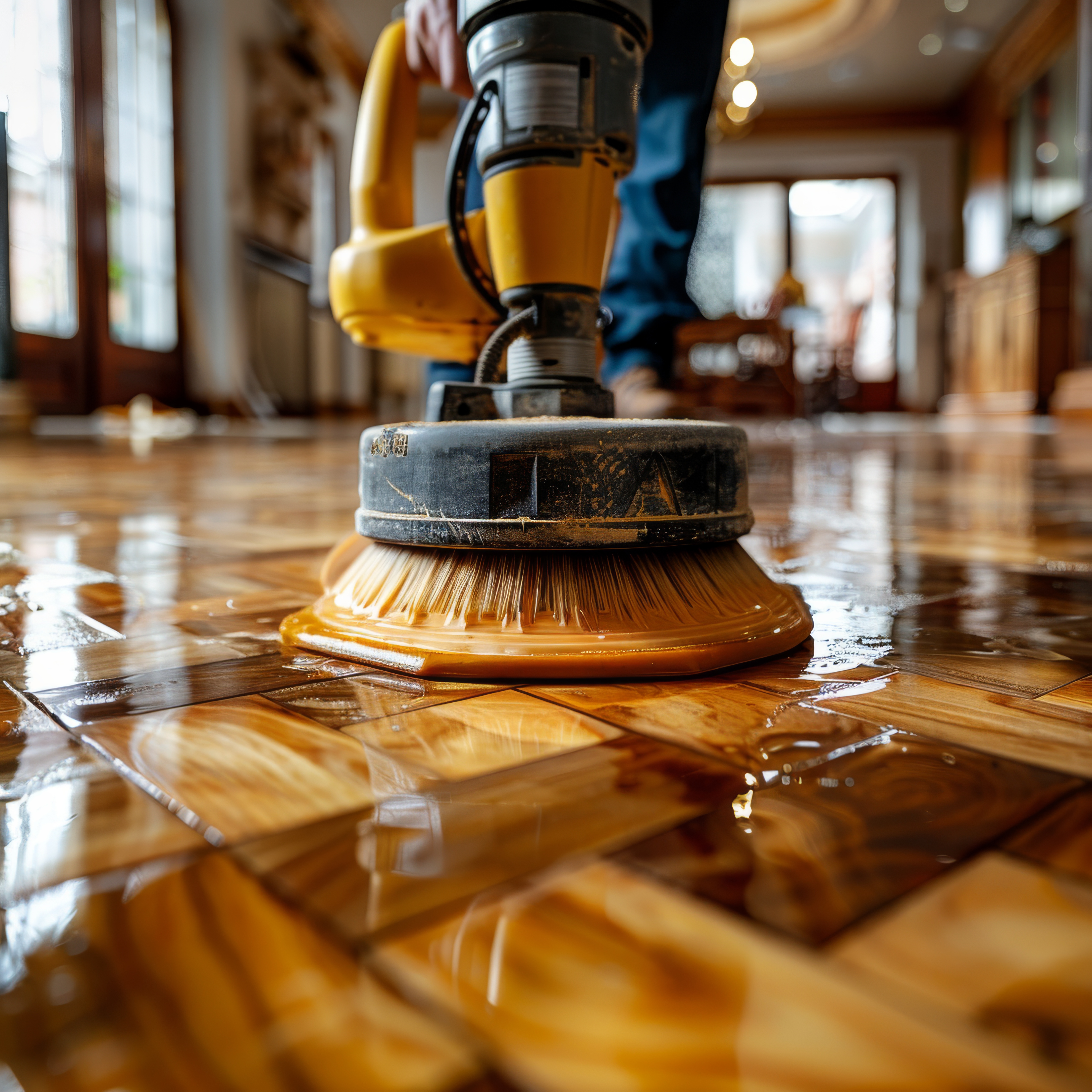 Floor polishing project in Dubai 1