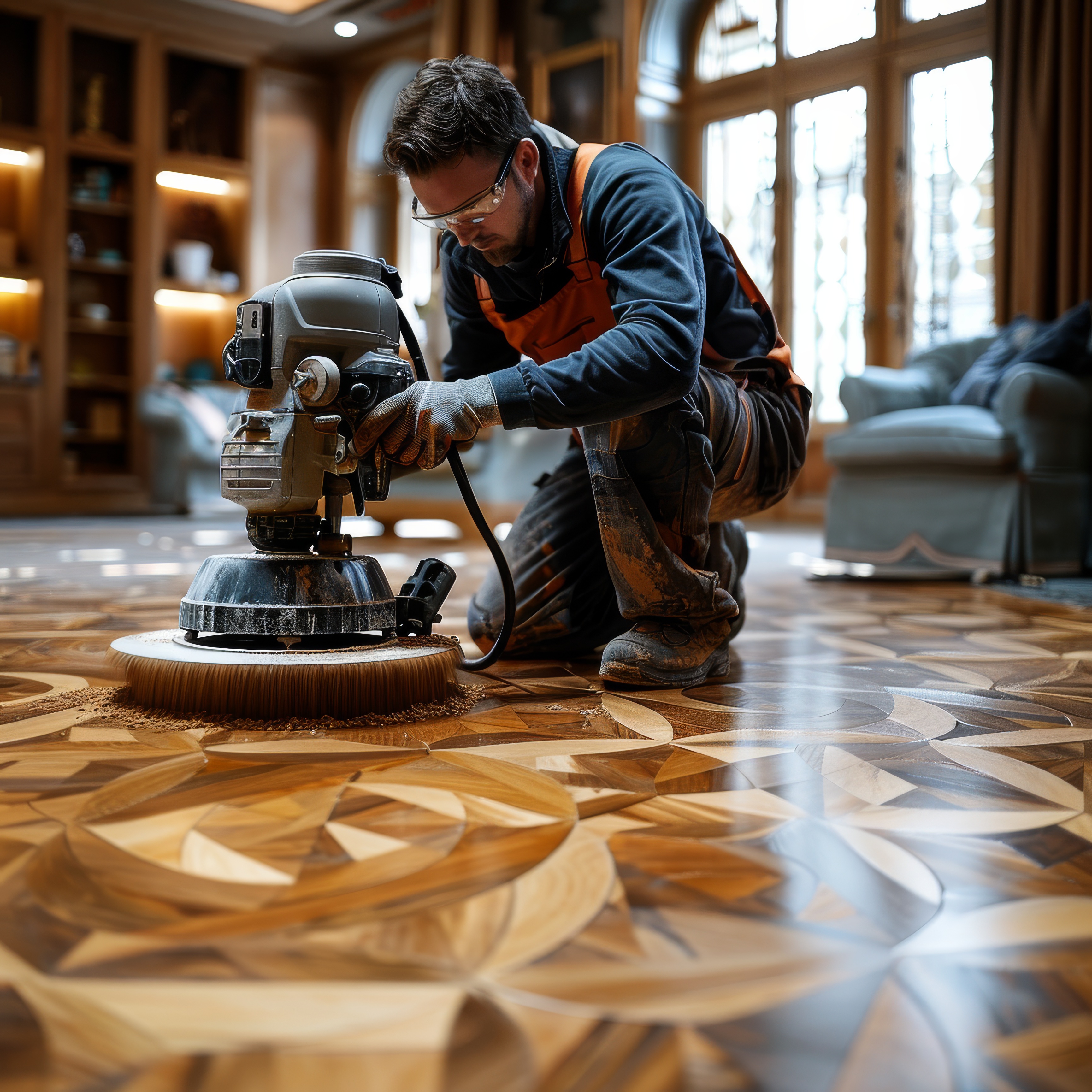 Floor polishing project in Dubai 2